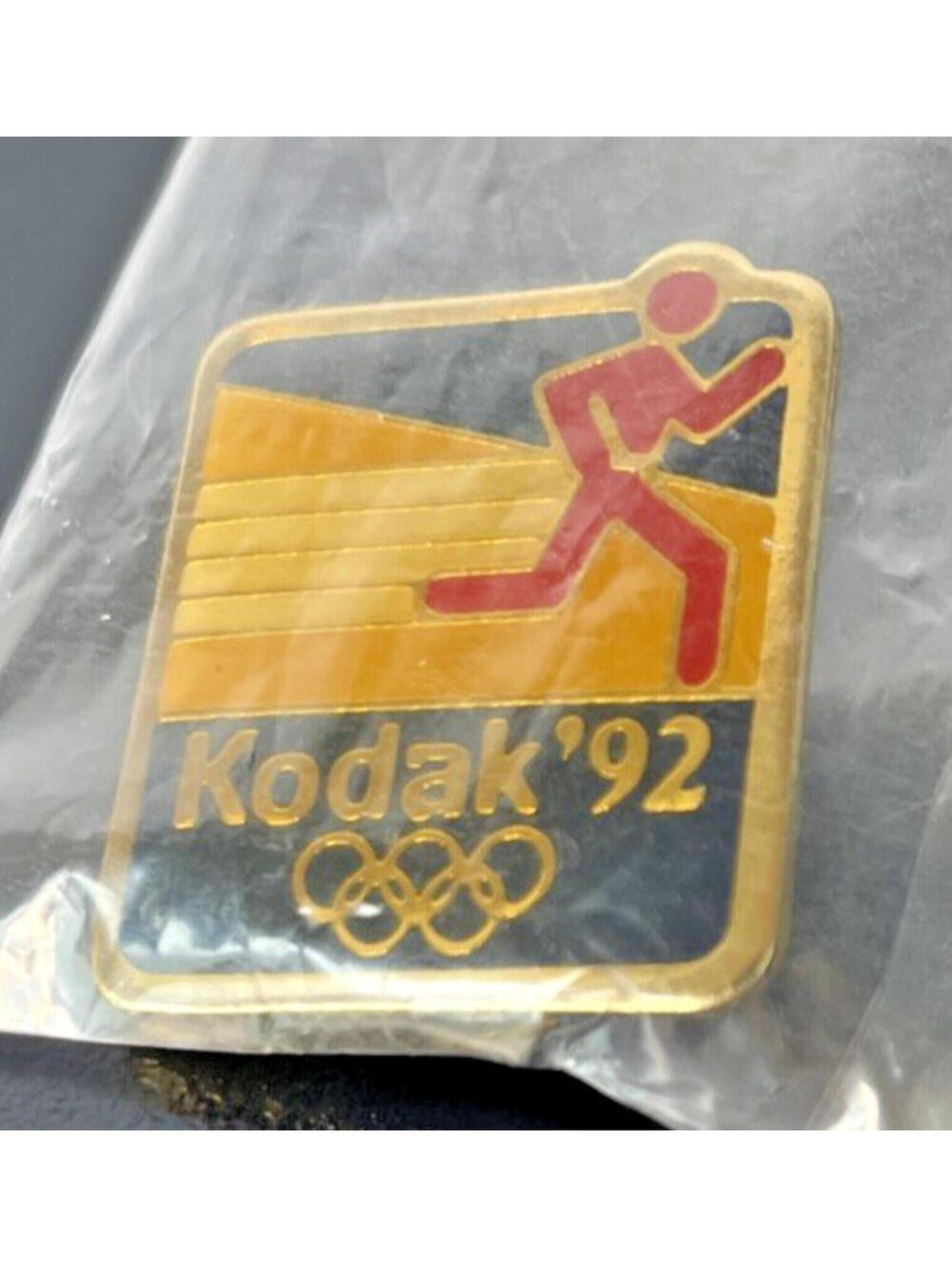 Vintage Kodak 1992 Olympic Games Commemorative pin in original pkg